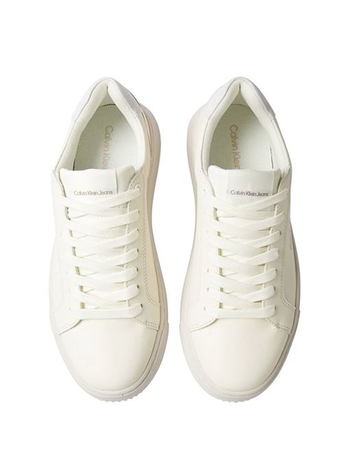 CALVIN KLEIN Leather Sneakers Woman CALVIN KLEIN | YW0YW008230GG